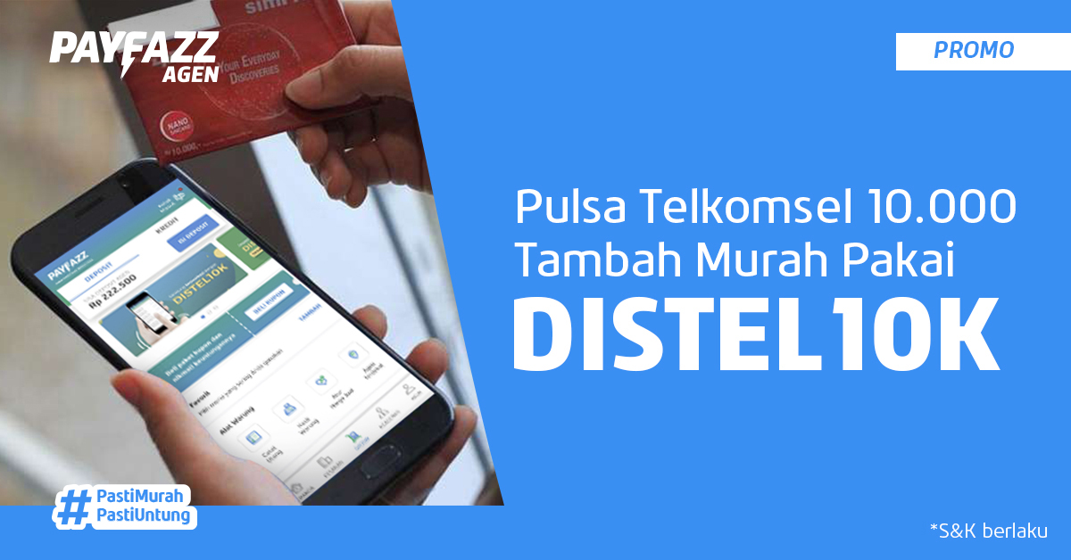 Beli Pulsa Telkomsel Pasti Untung dengan DISTEL10K