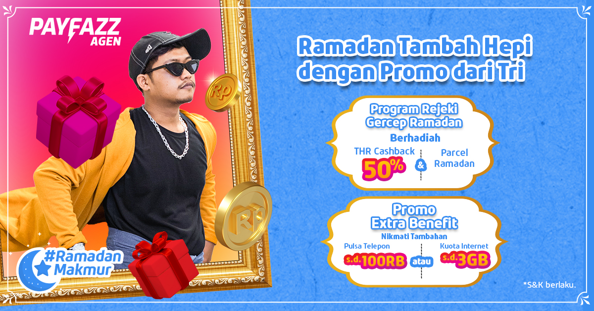 Promo Tri Indonesia, Bisa Dapat THR, Parcel, & Kuota Tambahan!